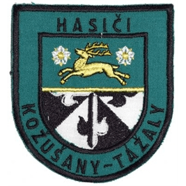Hasičská nášivka Kožušany-Tážaly
