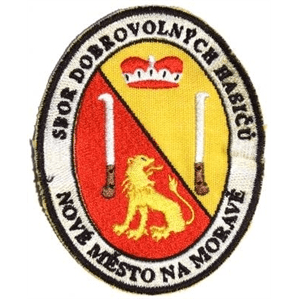 Hasičská nášivka Nové Město na Moravě