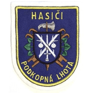 Hasičská nášivka Podkopná Lhota