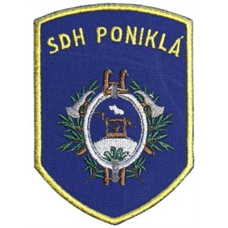 Hasičská nášivka Poniklá