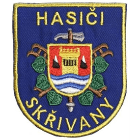 Hasičská nášivka Skřivany