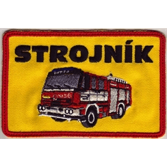 Hasičská nášivka strojník TATRA 815
