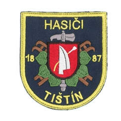 Hasičská nášivka Tištín