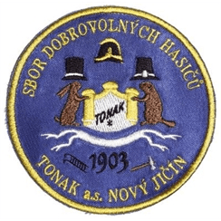 Hasičská nášivka Tonak Nový Jičín