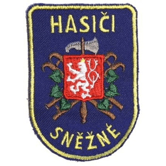 Hasičská nášivka Sněžné univerzal