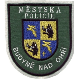 Nášivka - Městská policie Budyně nad Ohří