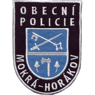 Nášivka - Obecní policie Mokrá-Horákov
