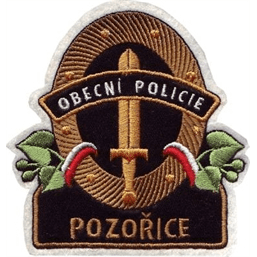 Nášivka - Obecní policie Pozořice