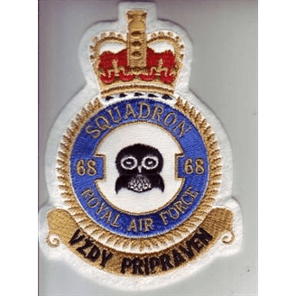 Letecká nášivka 68 SQUADRON RAF