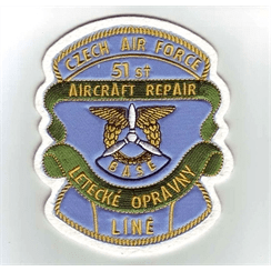 Vojenská nášivka Letecké opravny Líně