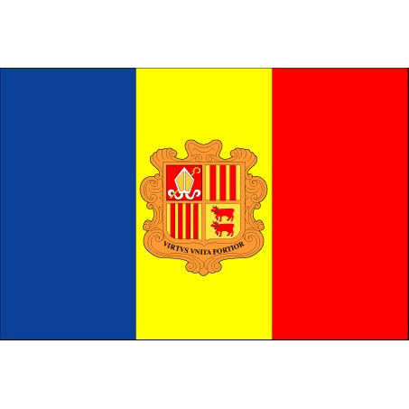 Tištěná vlajka Andory