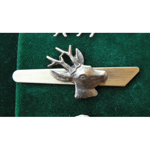 Kravatová spona - srnec starozlatý