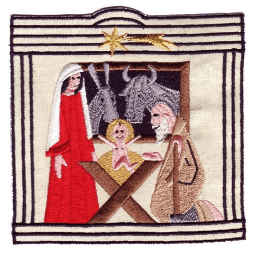 Betlém vyšívaný velký