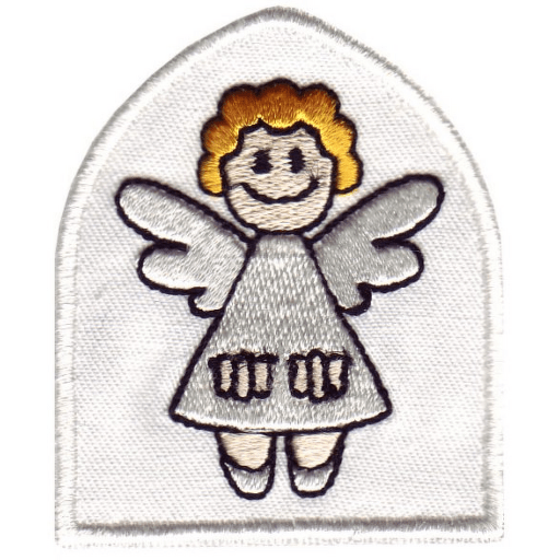 Andělíček vánoční ozdobička, ale i nášivka