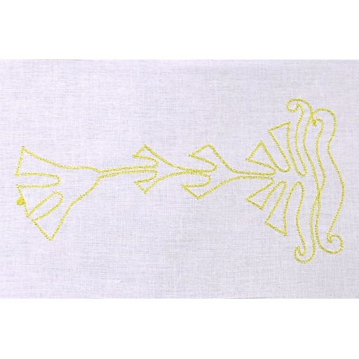 Křestní rouška č6 detail