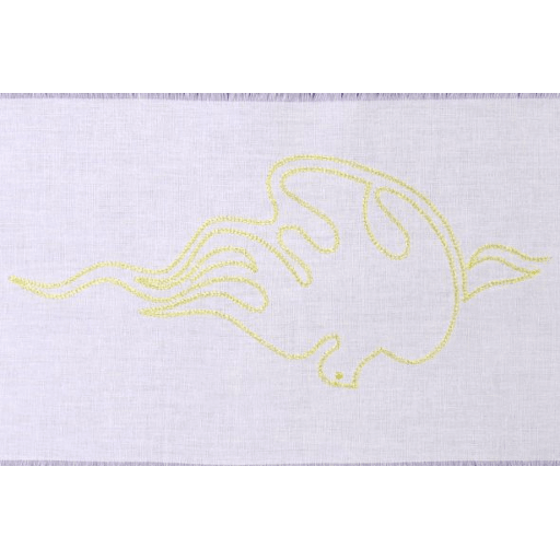 Křestní rouška č14 detail