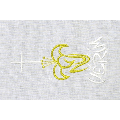 Křestní rouška č27 detail