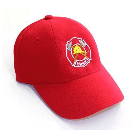 Čepice červená hasiči rescue