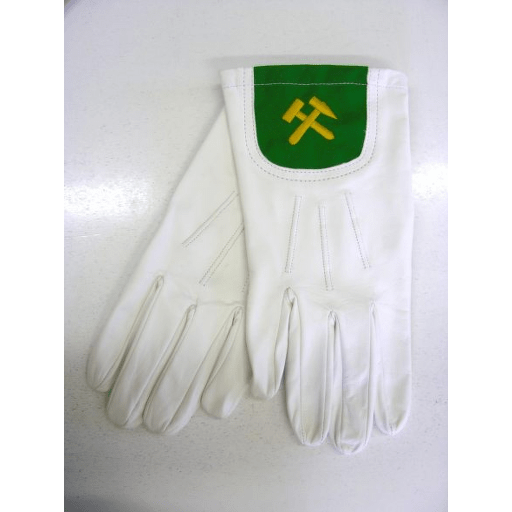 Ceremoniální kožené rukavice pro horníky