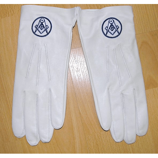 Rukavice pro zednáře - kůže