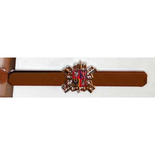 Kravatová spona s hasičským znakem stříbrná