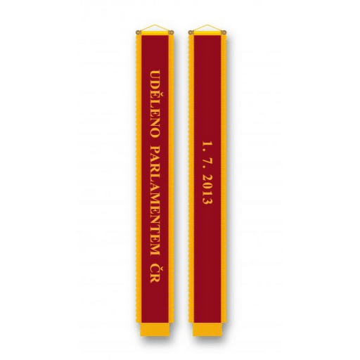 Pamětní stuha uděleno parlamentem 12 x 120