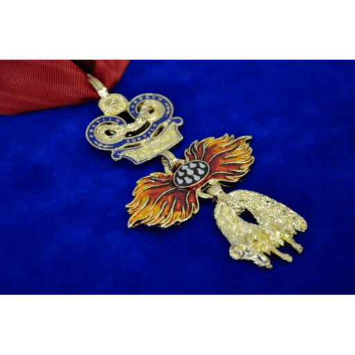 Řád zlatého rouna zlacený a smaltovaný