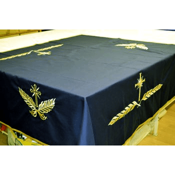 Příkrov na máry černozlatá varianta