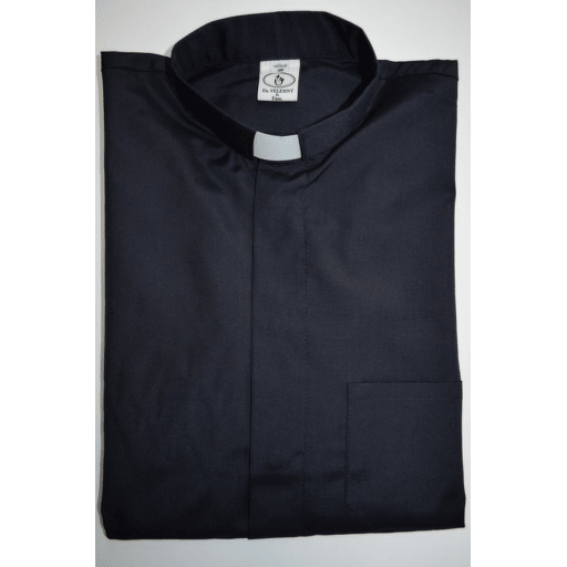 košile kněžská černá 2