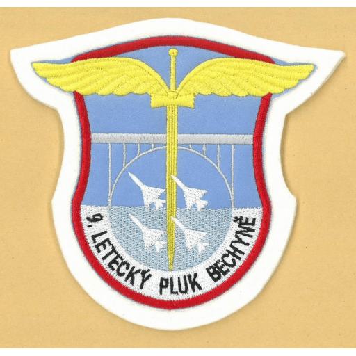 Letecká nášivka Bechyně - 9. letecký pluk