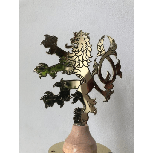 Mosazná špička se lvem I.