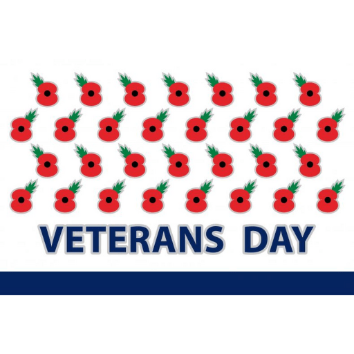 Vlajka tištěná Den Veteránů