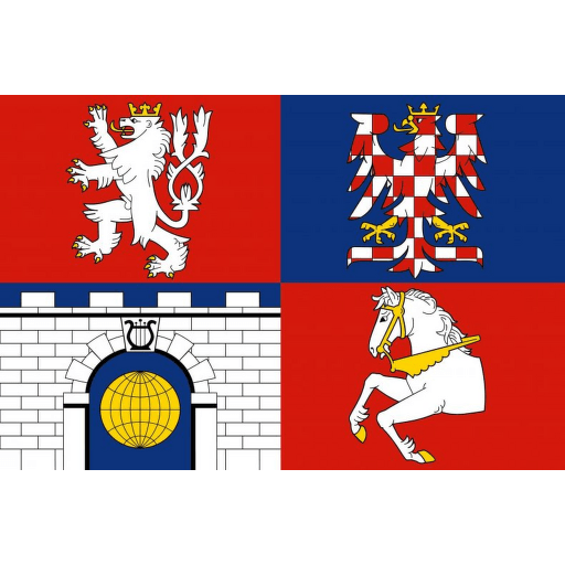 Pardubický kraj tištěná vlajka