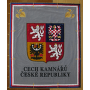 Cech kamnářů České republiky vyšívaný prapor