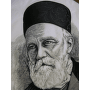 Vyšitý portrét - Jean Henry Dunant zakladatel Červeného kříže (3)
