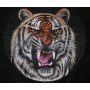 Vyšitý tygr dle fotografie