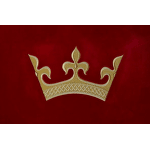 Městská vlajka Praha 1 detail korunky