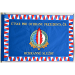 Útvar pro ochranu prezidenta ČR vyšívaný prapor