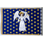 Andělská Hora vyšívaná obecní vlajka (1)