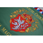 Policejní prapor vyšívaný pro Muzeum policie ČR detail